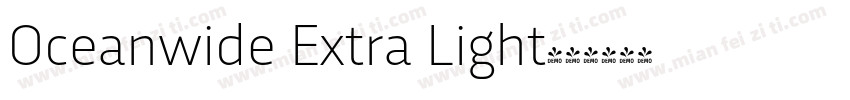 Oceanwide Extra Light字体转换